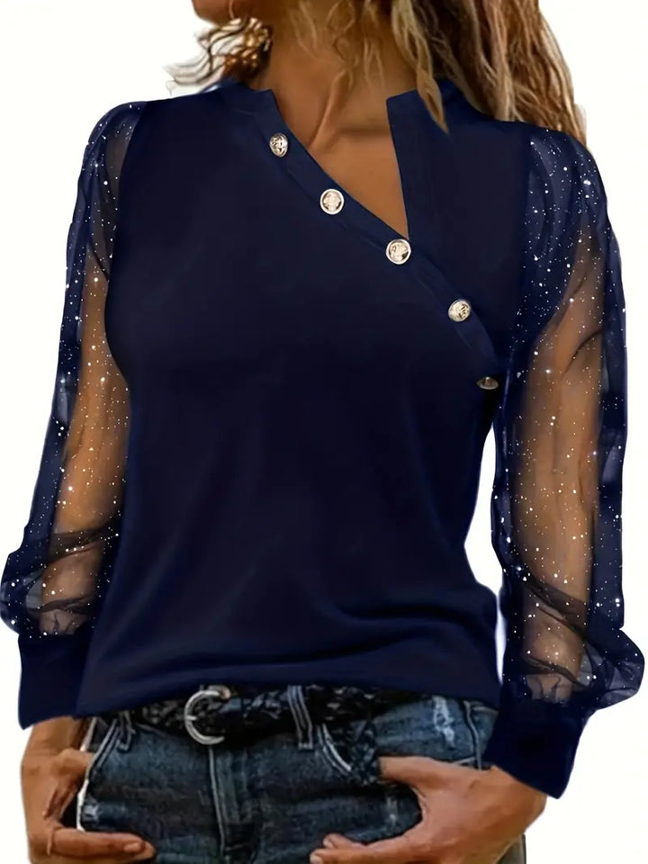 Bella | Moderne elegante blouse met één schouder