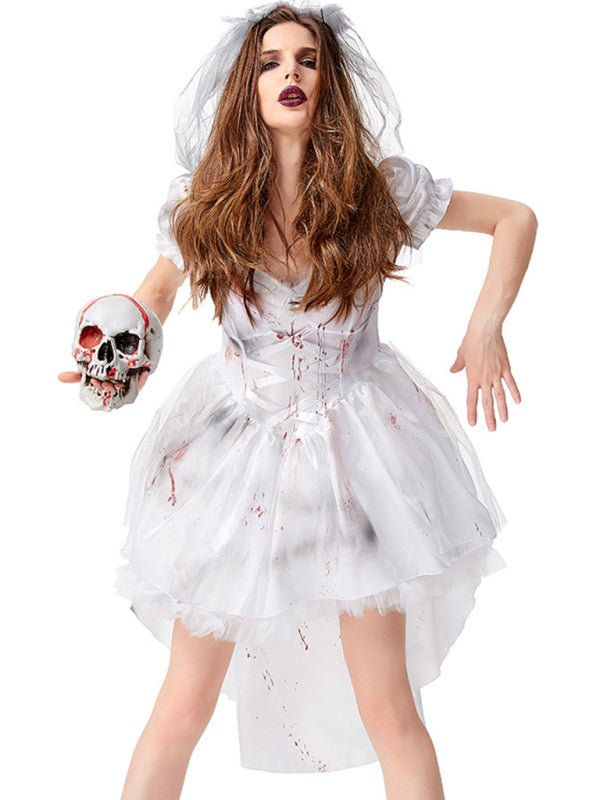 Bettina | Halloween Vampire -kostuum met bloedeffect
