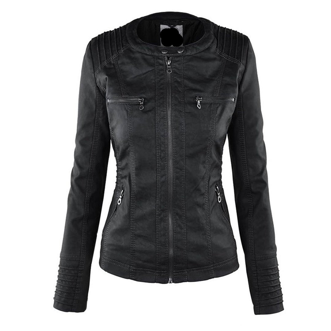 LederLuxe Stile Eleganza Con Cappuccio