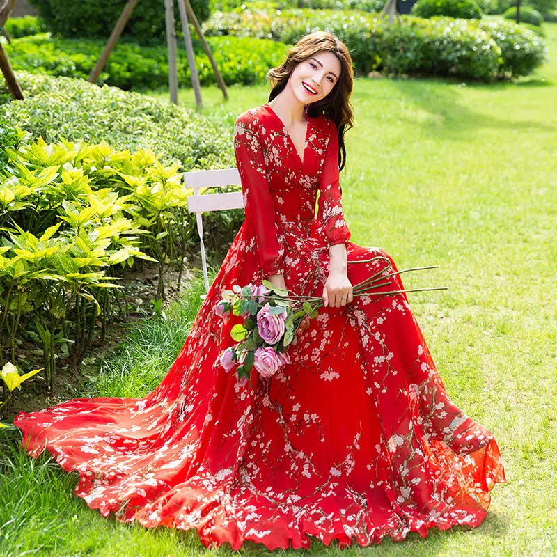 ChicVibe Vestito a fiori per donna