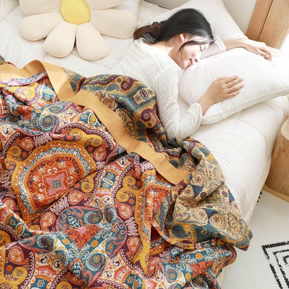 Boho Deken Lichtgewicht en Ademend