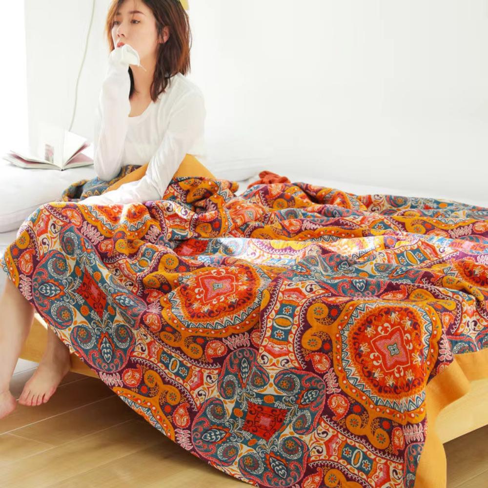 Boho Deken Lichtgewicht en Ademend