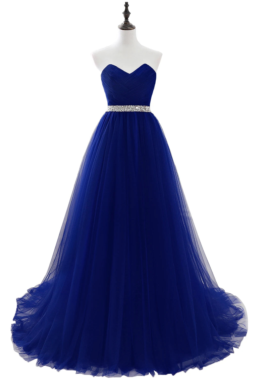 Enchanting Bordeaux Red Tulle Evening Dress with Lace and Crystals