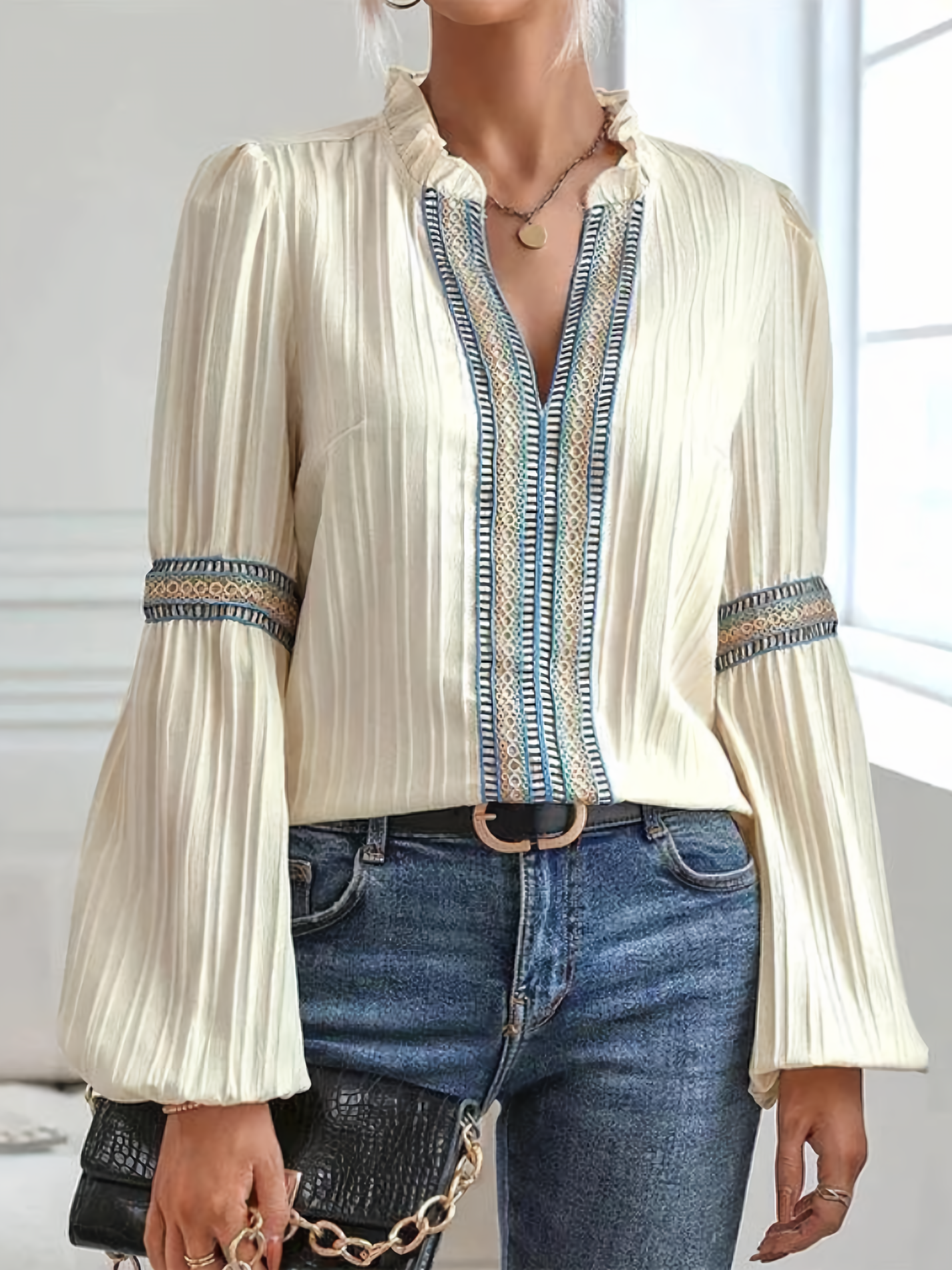 Luna Edge Blouse for Stylish Women
