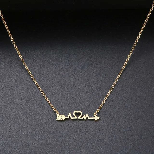 Diamond Jewels Radiant Heartbeat Necklace