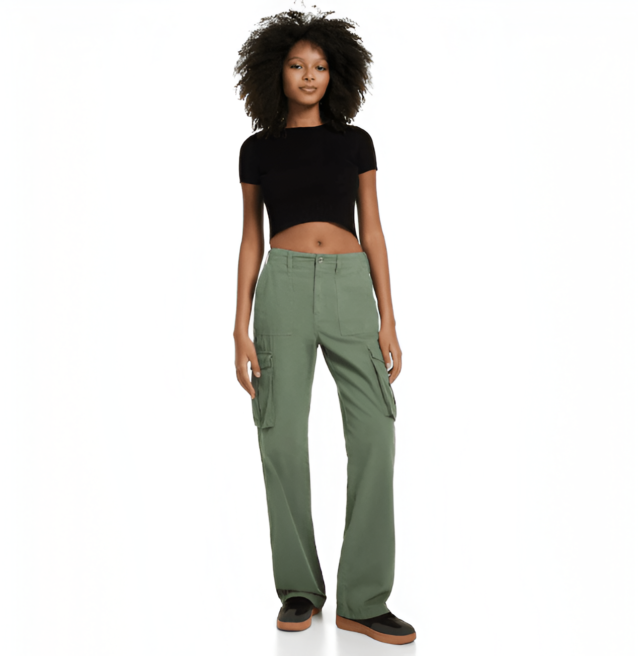 FijnVrouw Pantaloni Avventura di Lino di Lusso