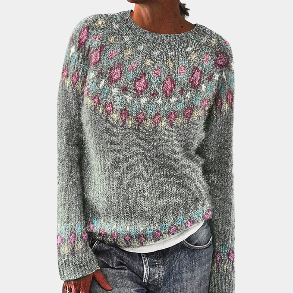 Carlotta | Warme en comfortabele gebreide trui voor de winter