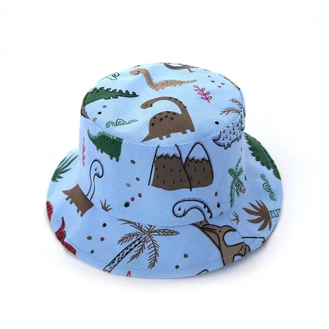 Carino Cartone Animato Dinosauro Baby Secchiello Cappelli di Divertimento per Bambini