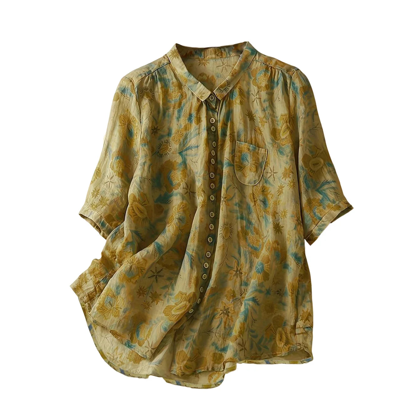 Summer Flower Blouse