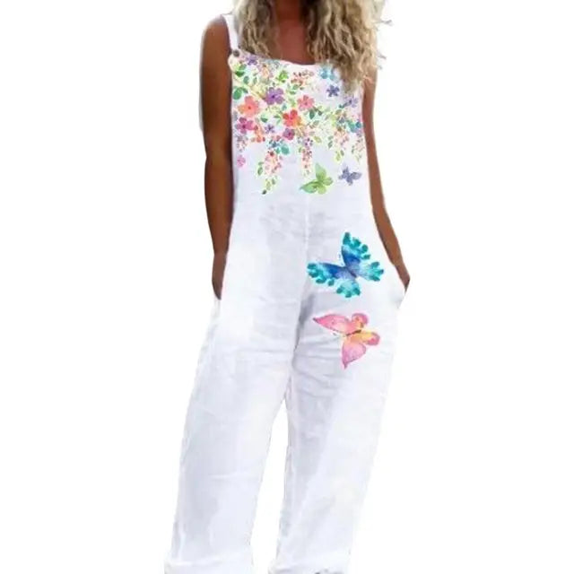 Zonnige Dames Jumpsuit voor Zomerse Vrolijkheid