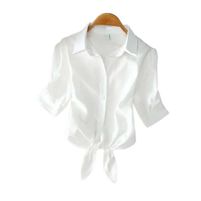 Zomerbries Elegante Weiße Bluse für Weiblichen Stil