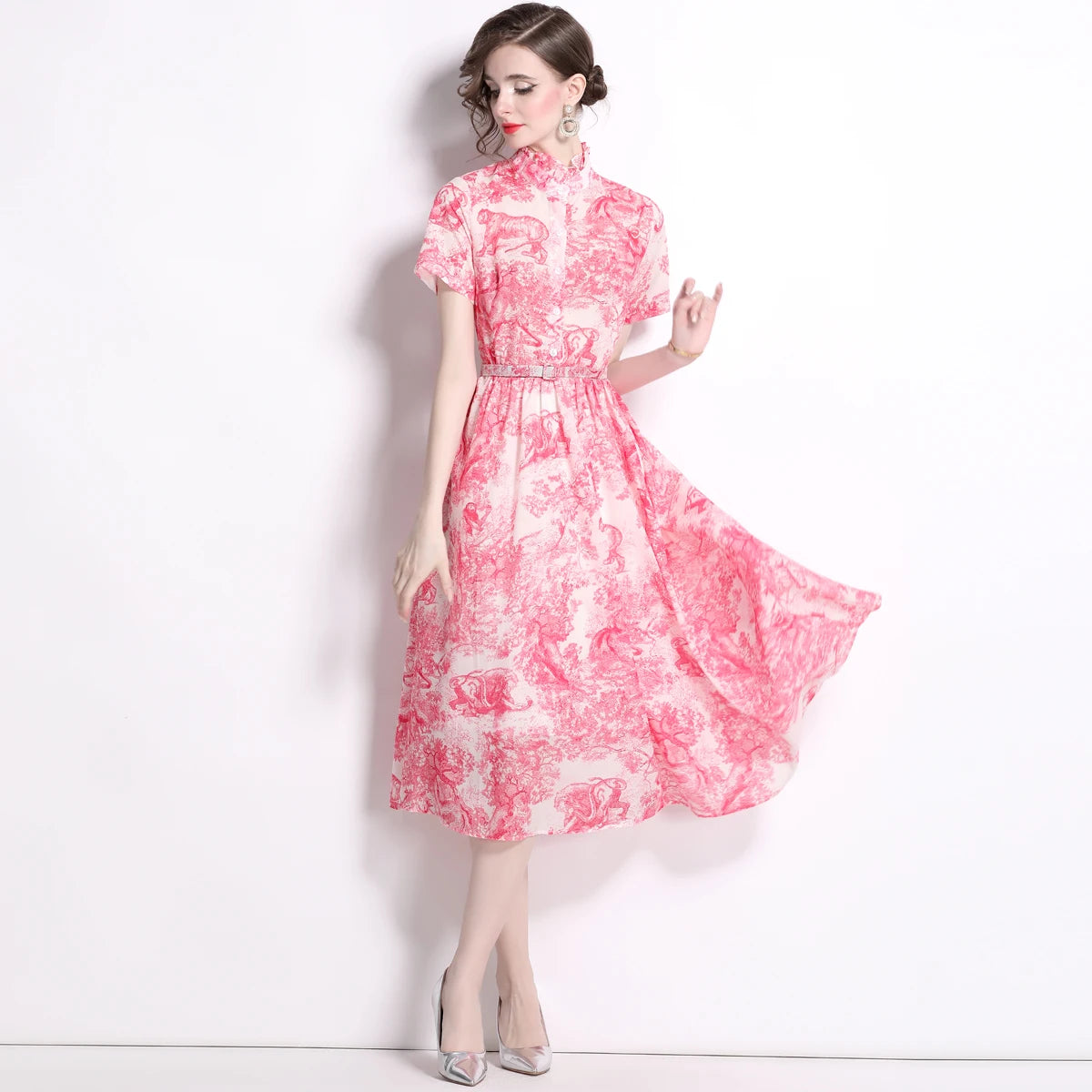 QuintessentialGlow's Catwalk Animal Print Dress