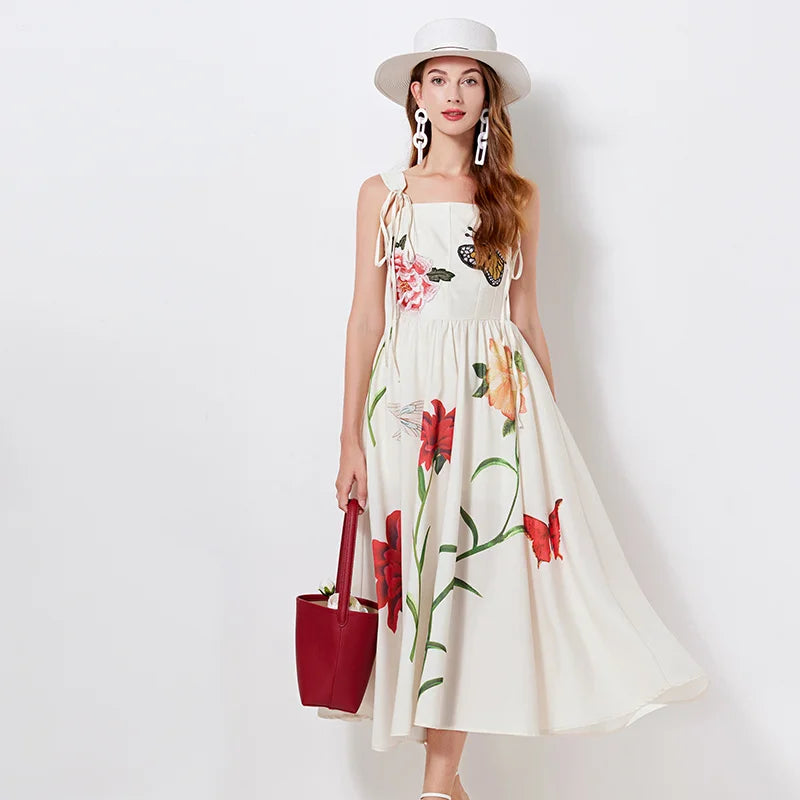 Elegante Witte Zomerjurk voor Dames