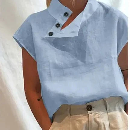 Zomerstijl met Lunariya's Katoenen Linnen Blouse