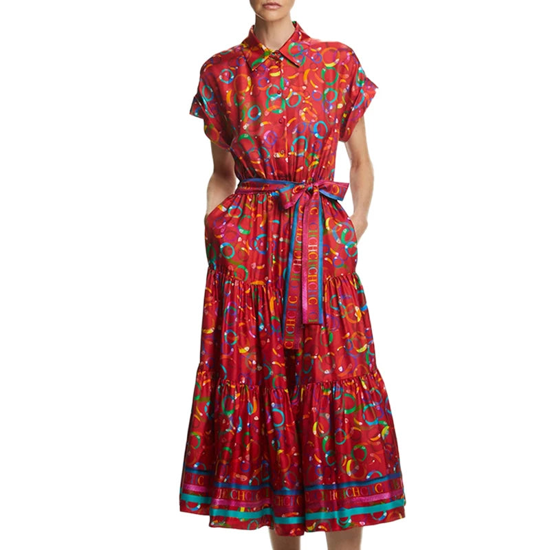 Abito Bohemien Estivo con Splendore di Fiori