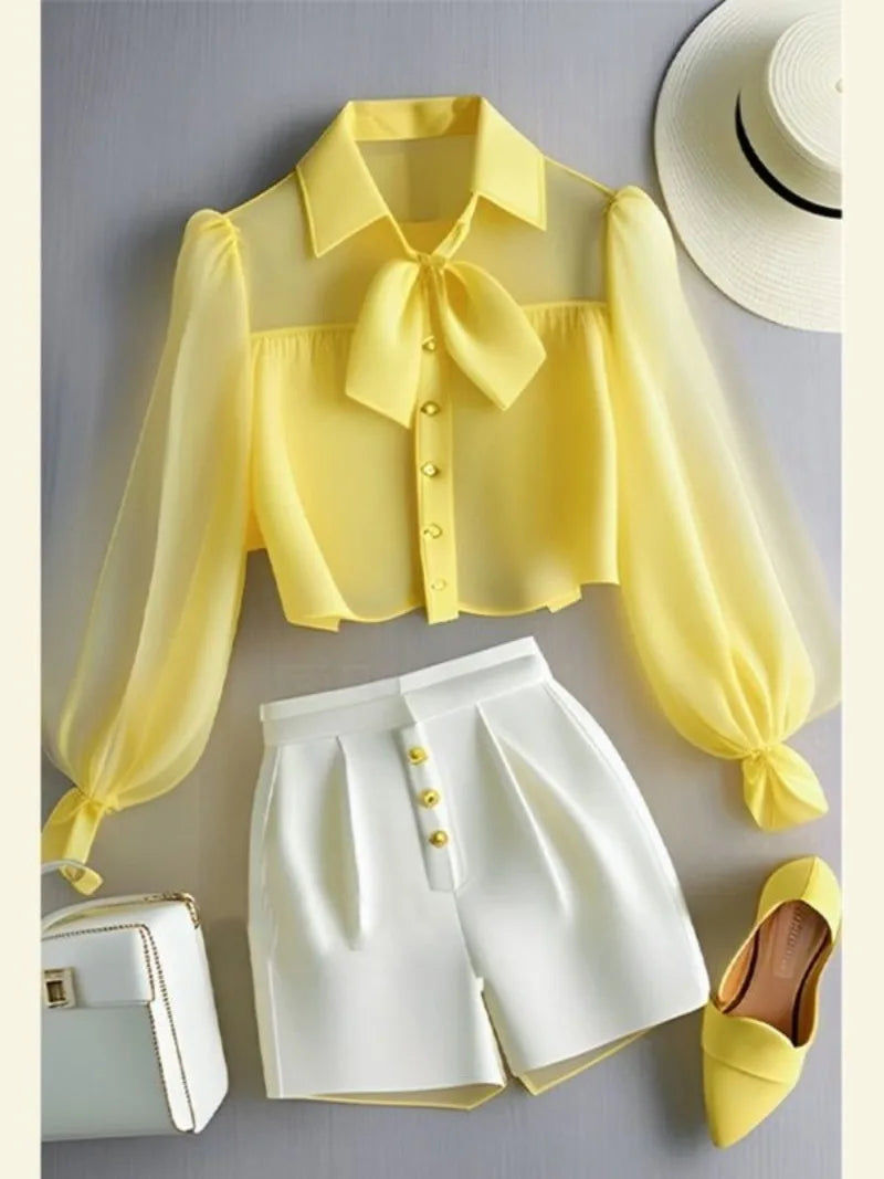 Zenith Vogue Witte Casual Broek Set