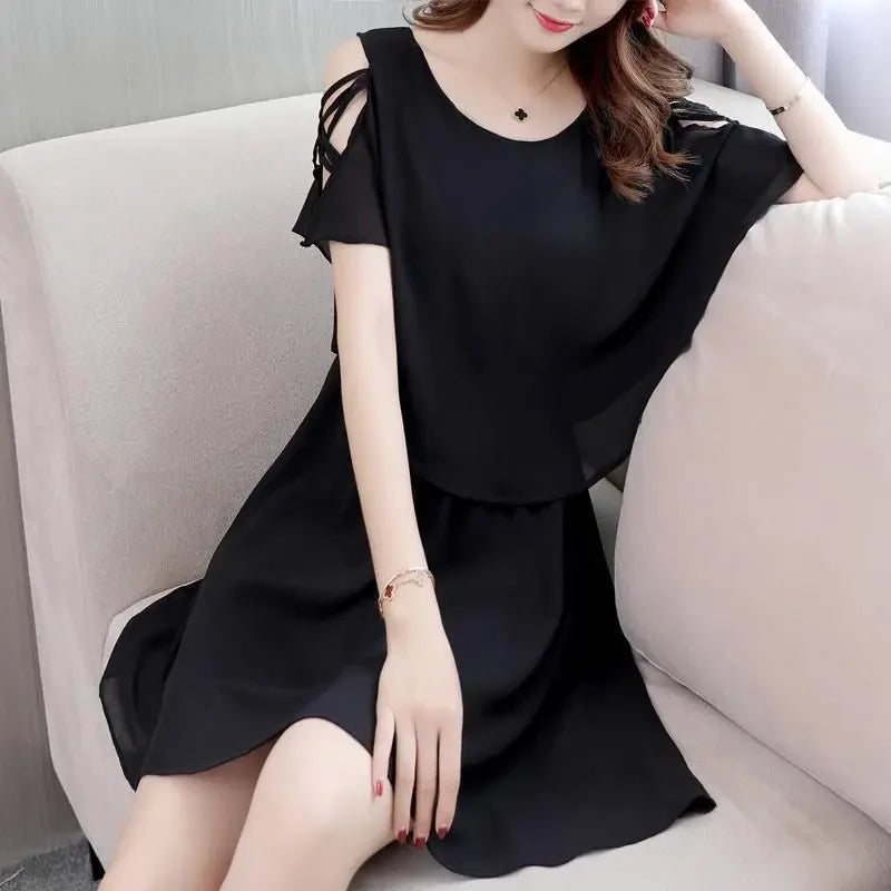 Summer Freedom Off-Shoulder Dress