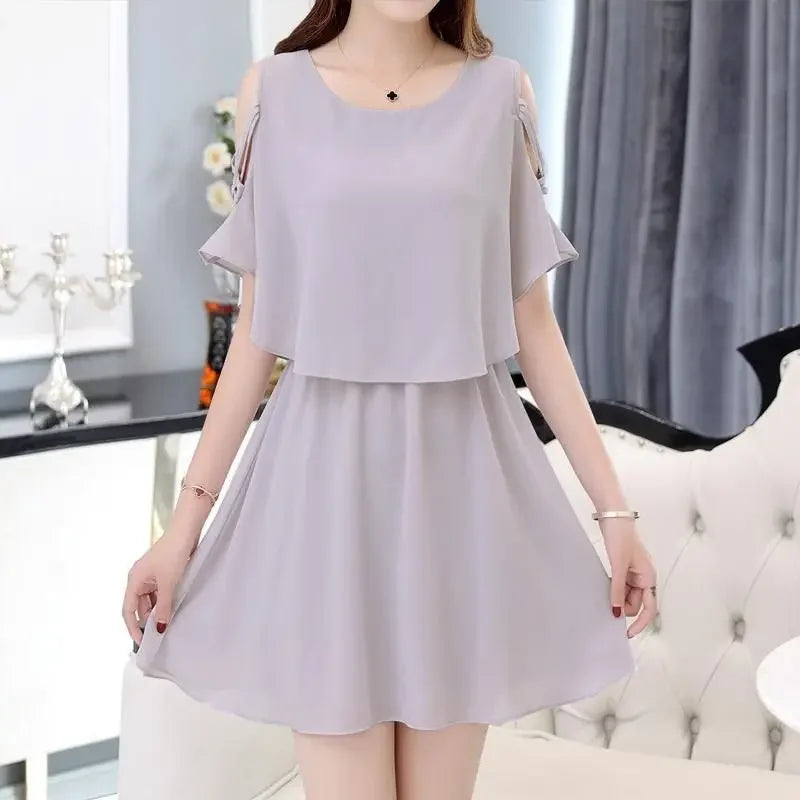 Summer Freedom Off-Shoulder Dress