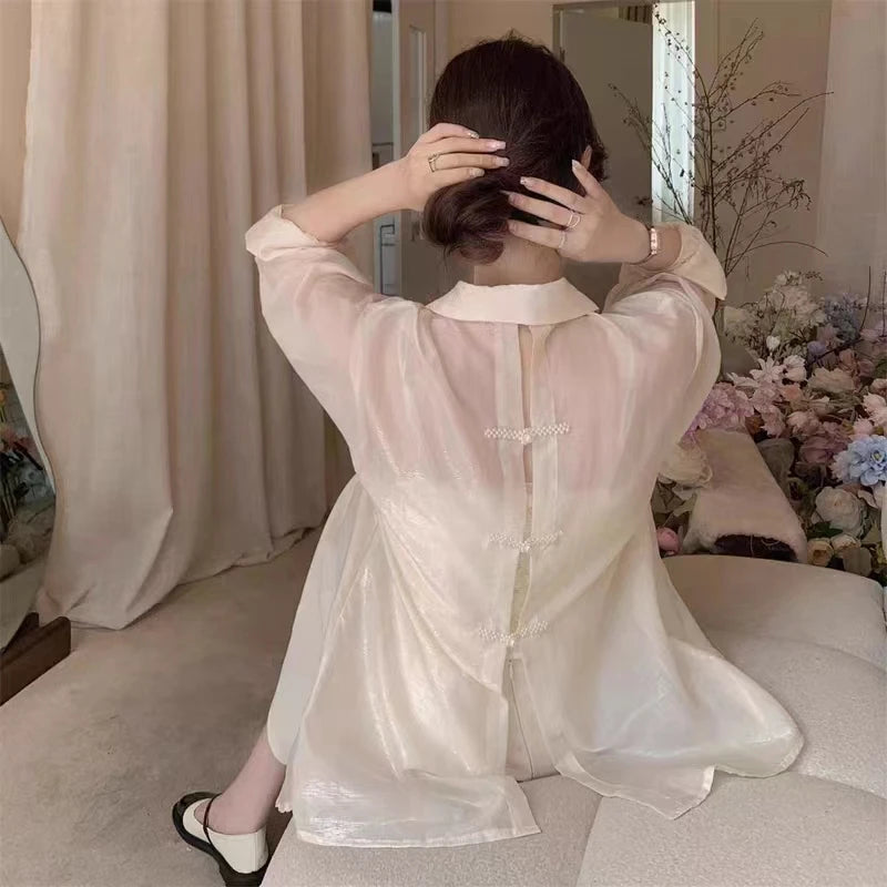 Stijl Zonbestendig Shirt Voor Vrouwen