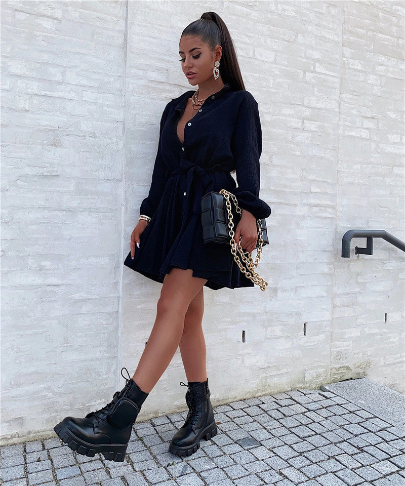 Christina | Feestelijke mini-jurk met riem