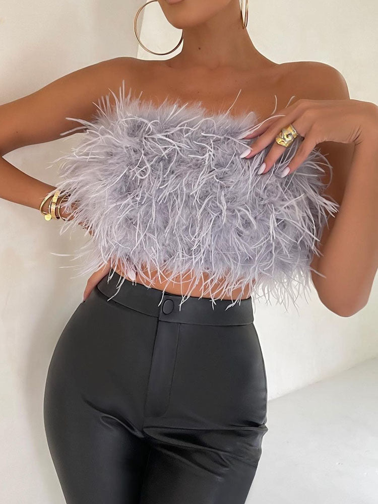 Claudia | Moderne bandeautop sans bretelles