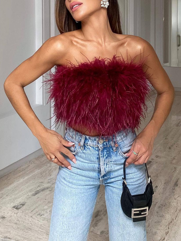 Claudia | Moderne bandeautop sans bretelles