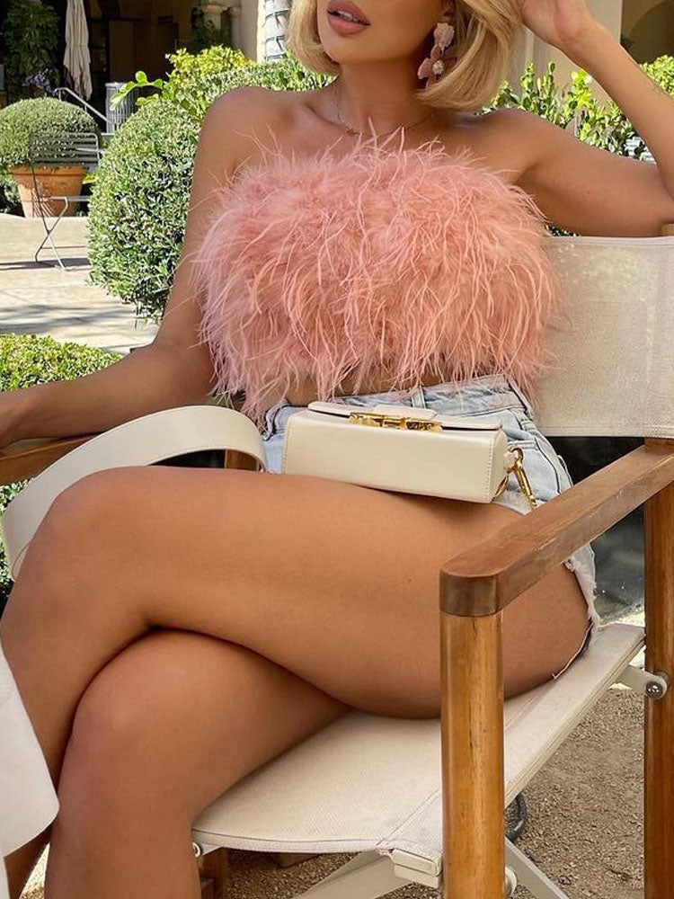 Claudia | Moderne bandeautop sans bretelles