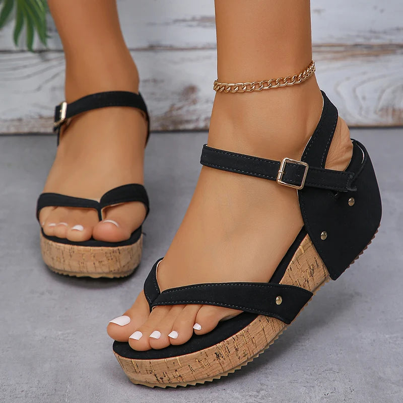Vintage Chunky Platform Sandalen
