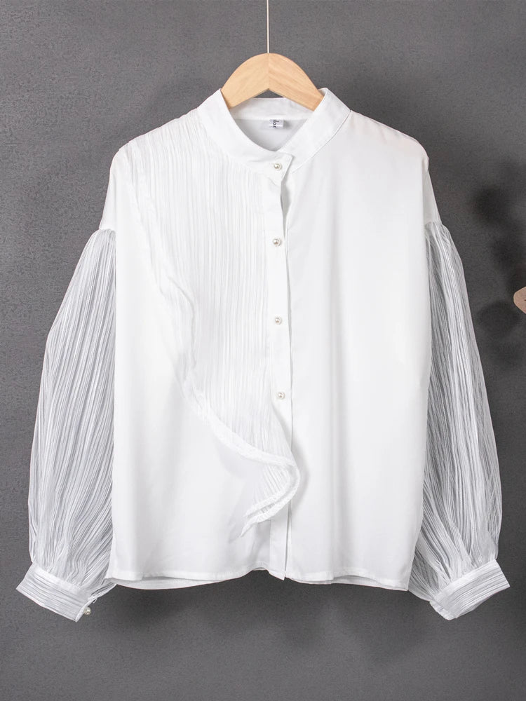 Merel Couture Retro Elegante Camicetta