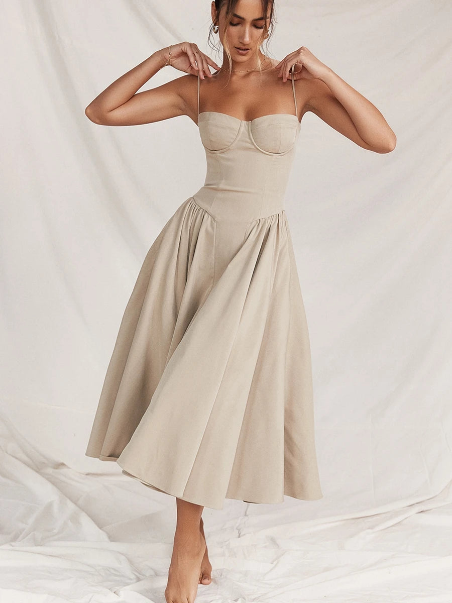 Zomerse Elegantie A-lijn Jurk van La Bella Moda