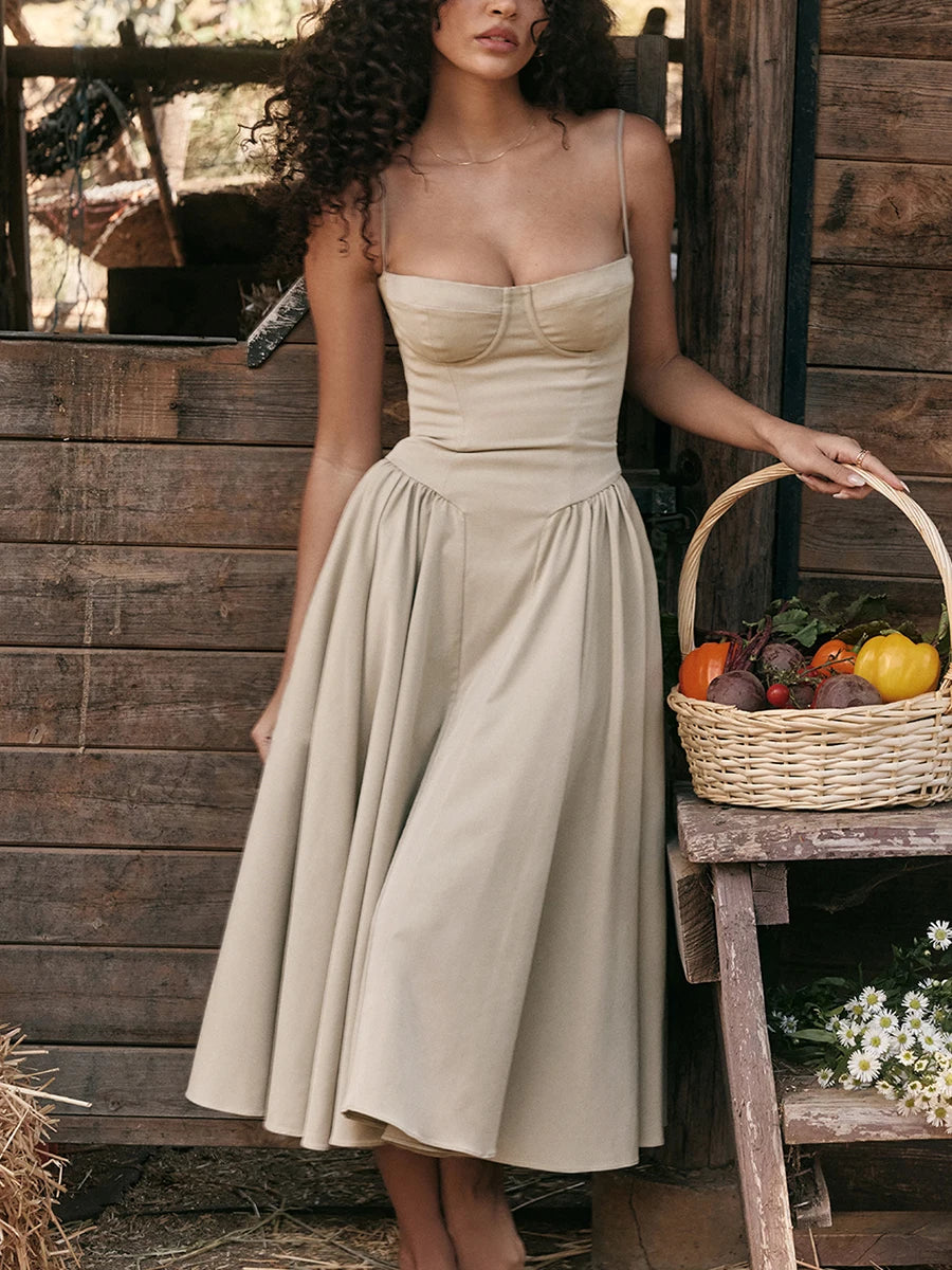 Zomerse Elegantie A-lijn Jurk van La Bella Moda