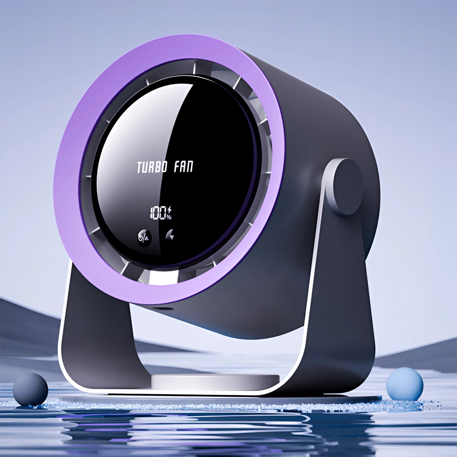 Compact Bladeloze Ventilator met LED Touch Display