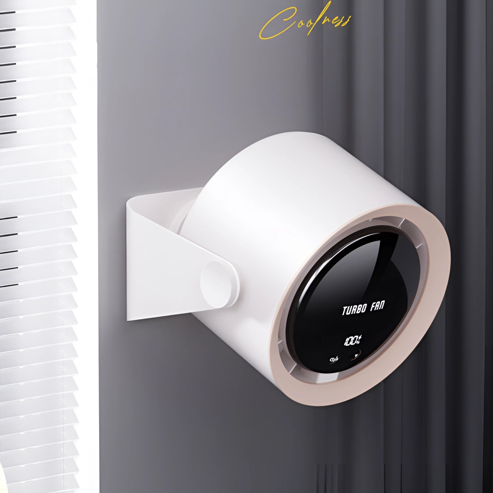 Compact Bladeloze Ventilator met LED Touch Display