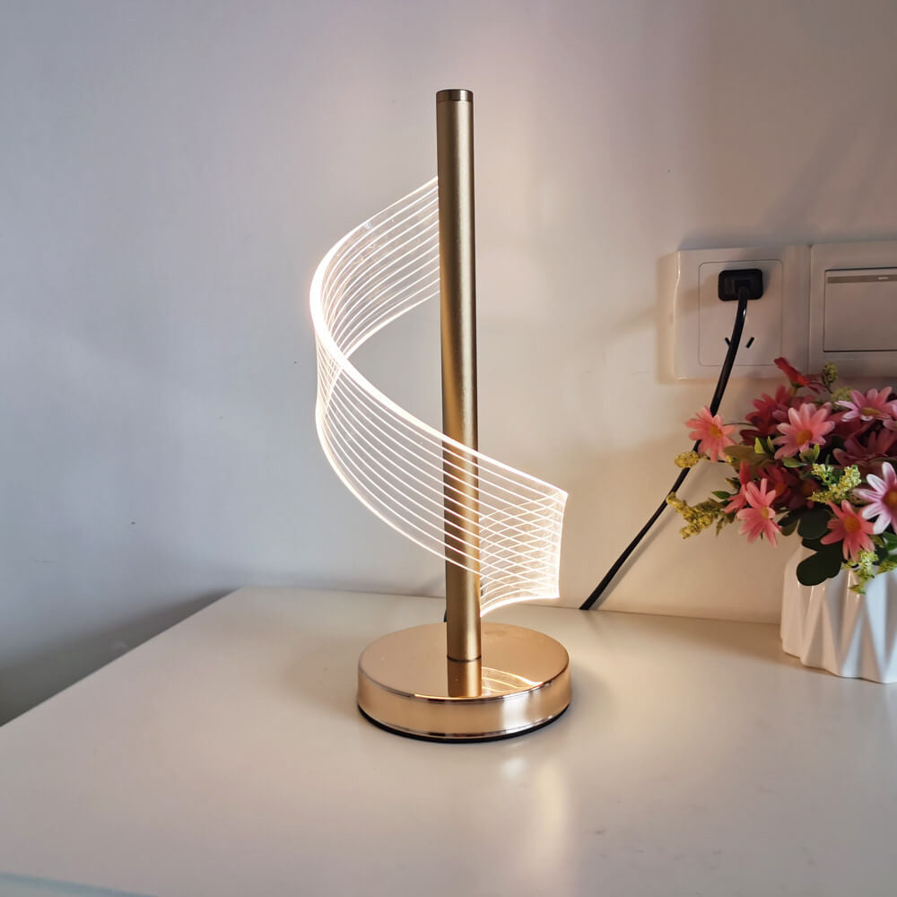 Creatieve Spiral Tafellamp