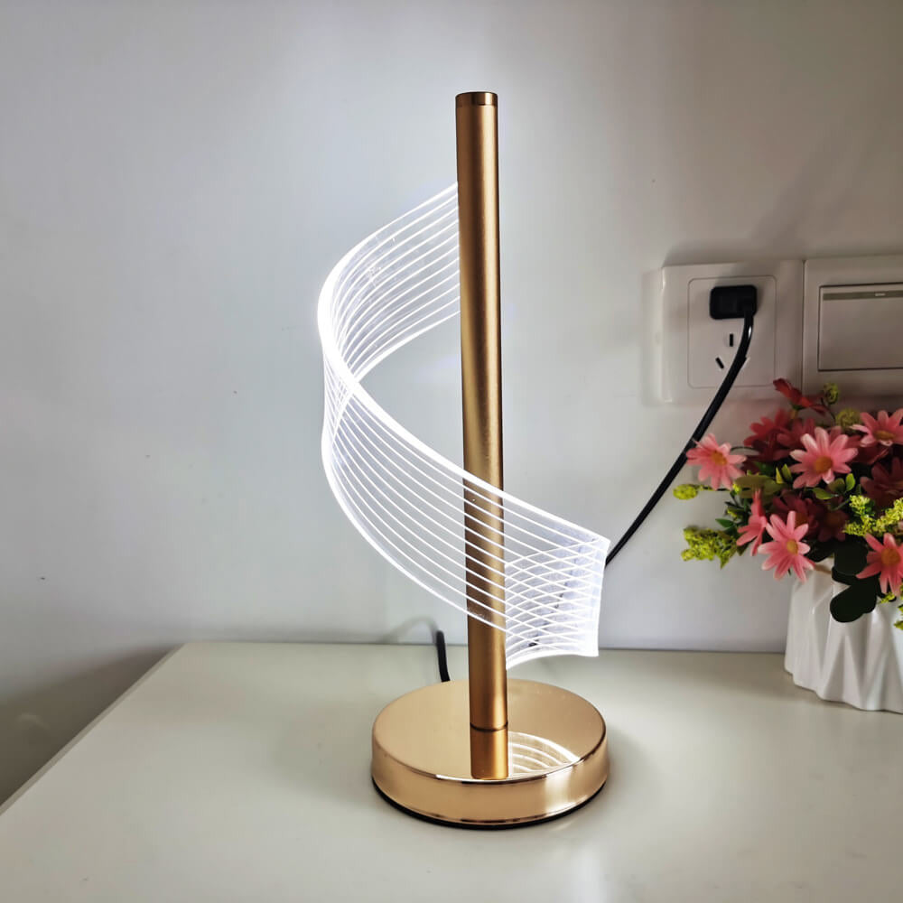 Creatieve Spiral Tafellamp
