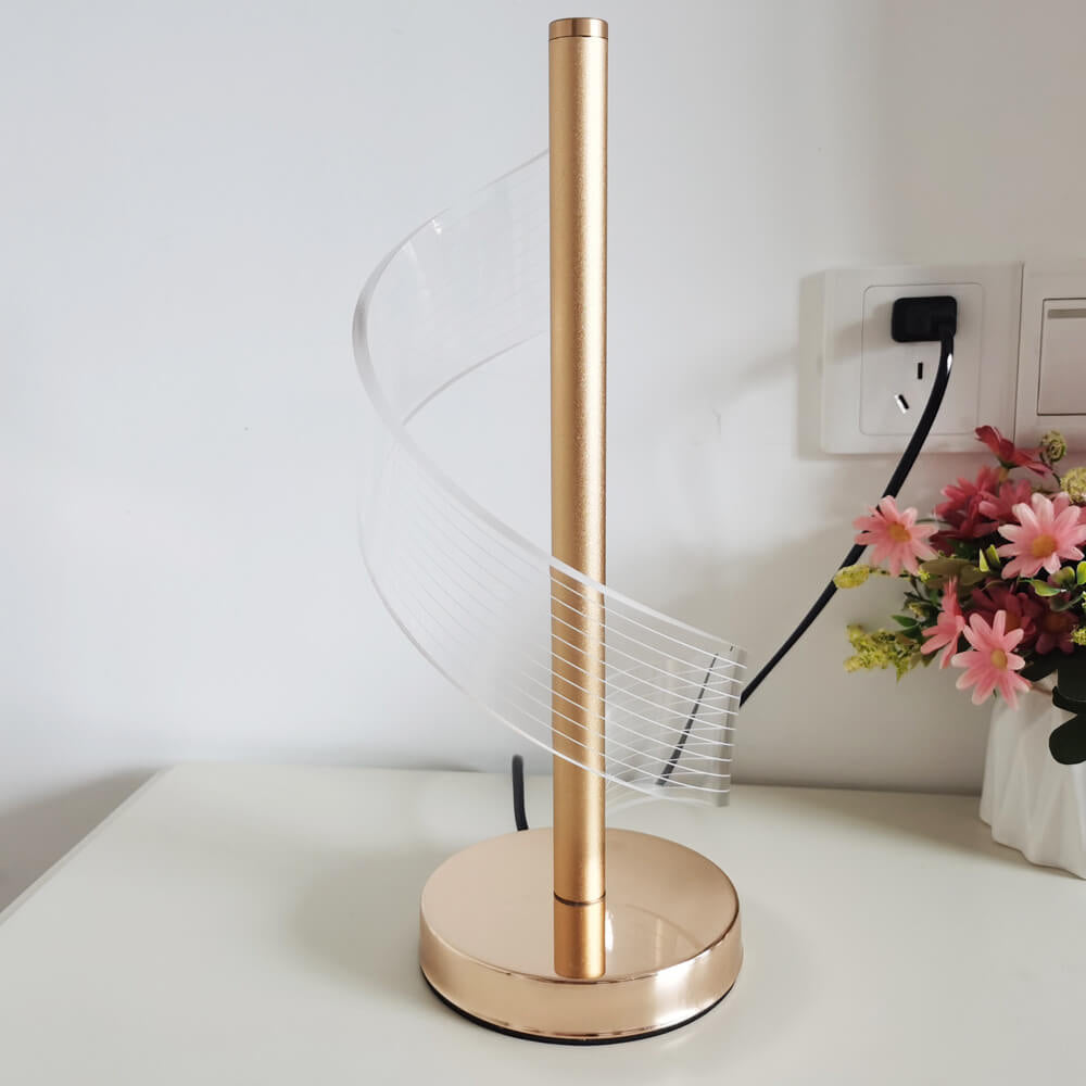 Creatieve Spiral Tafellamp