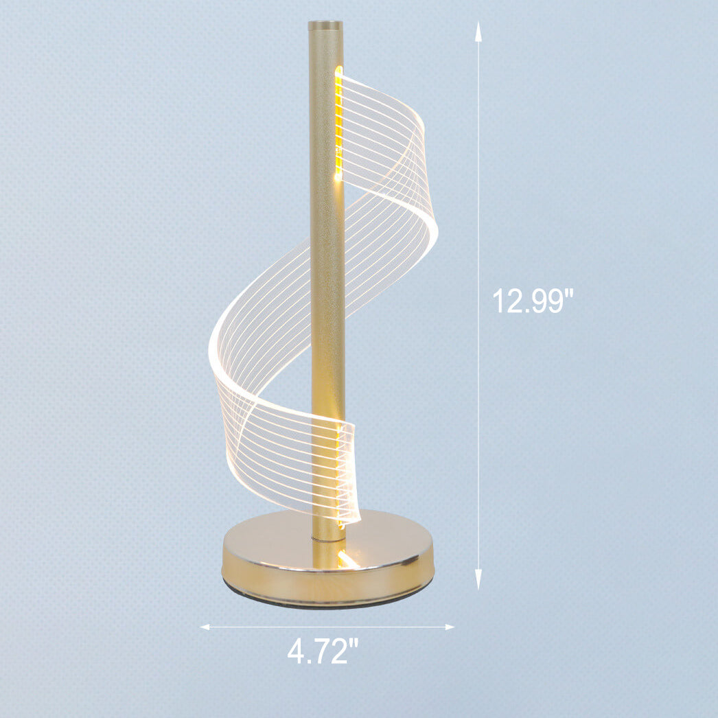 Creatieve Spiral Tafellamp