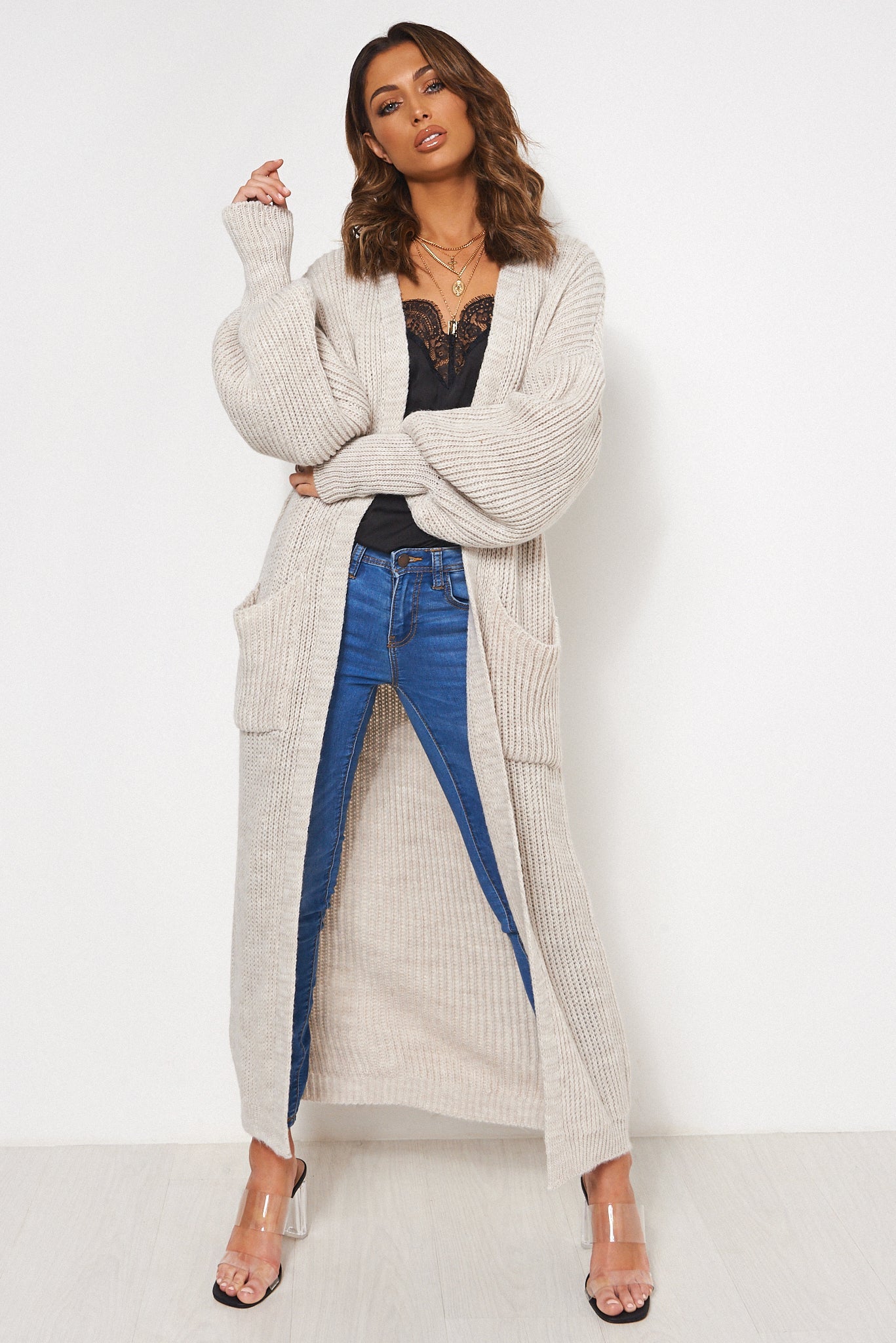 Maxi Cardigan from GlamourGloed