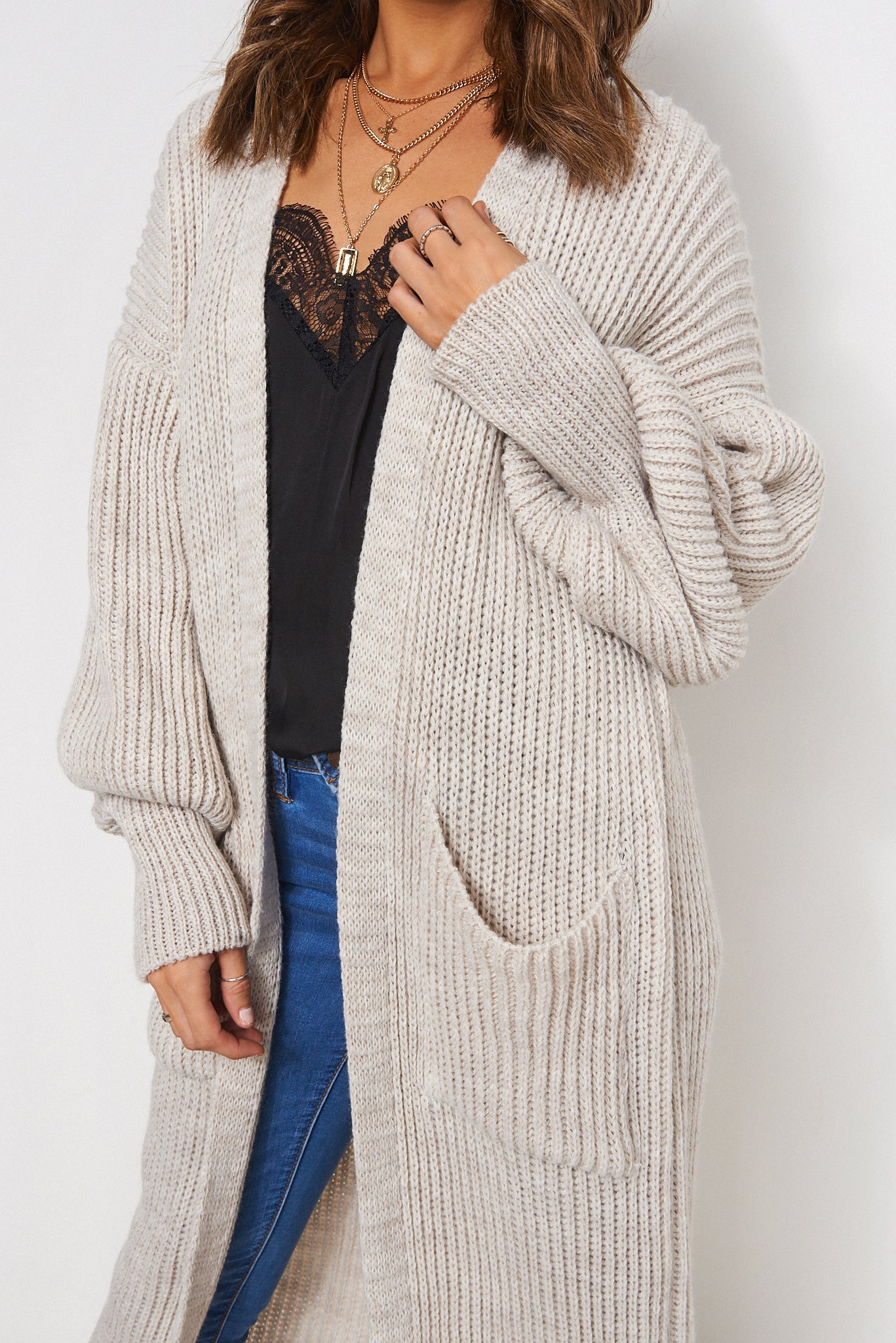 Maxi Cardigan di GlamourGloed