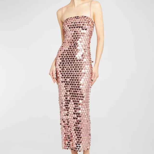 GlamourGodin Elegante Lange jurk