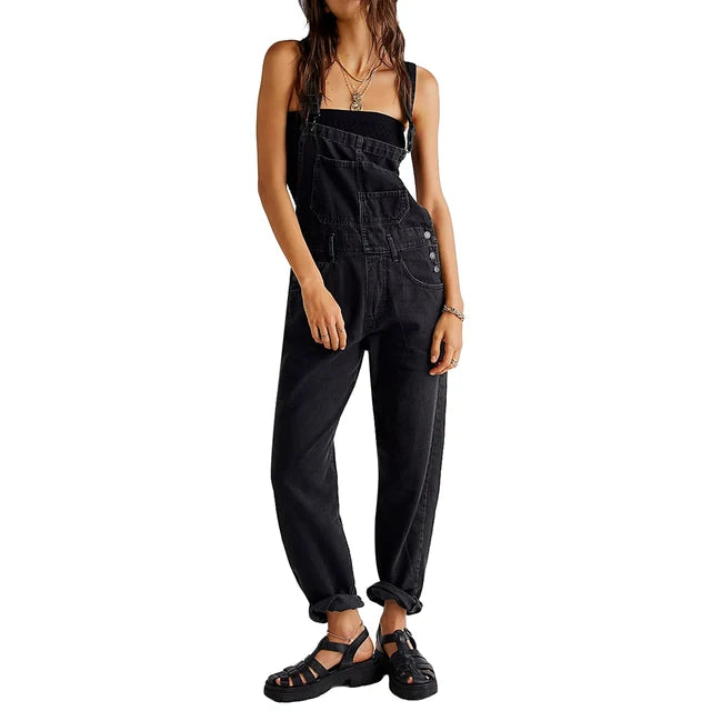 Zara Denim Jumpsuit for Summer Casual Chic