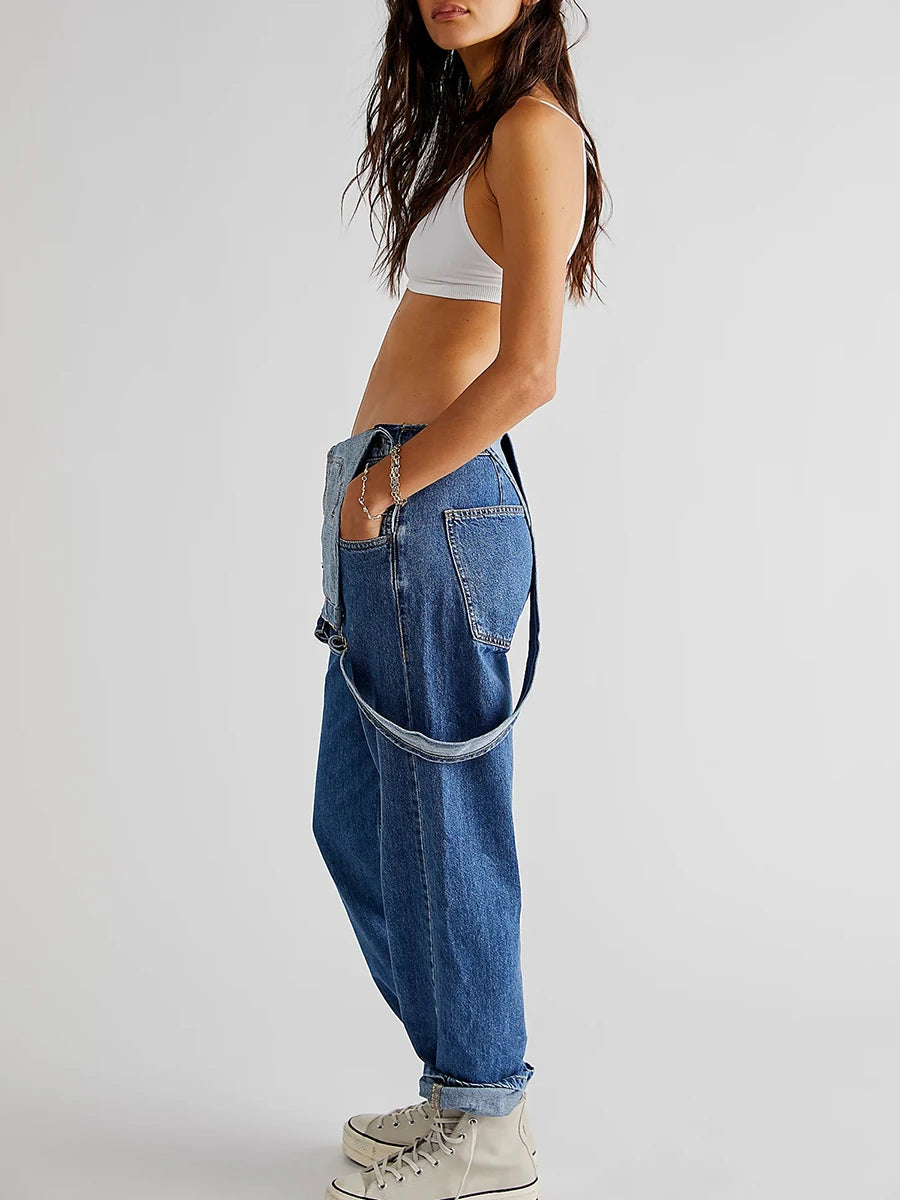 Zara Denim Jumpsuit for Summer Casual Chic