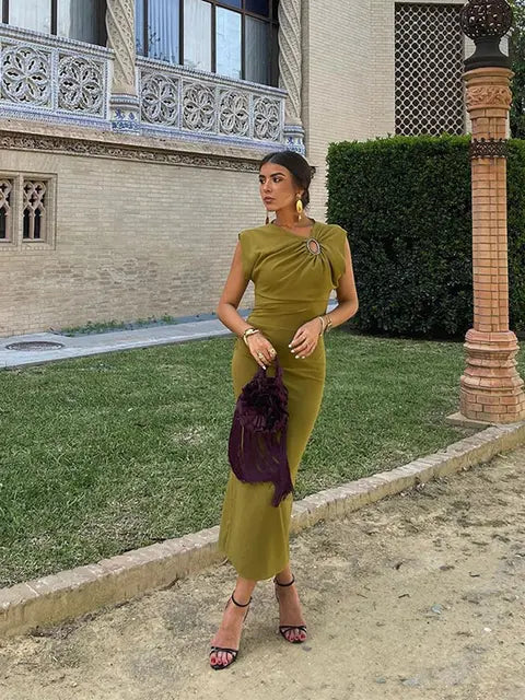 Mouwloze Partij Lange Jurk Belle Étoile,