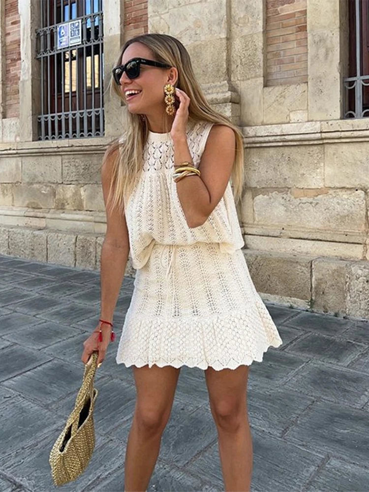 LunaFashion Set Estivo Dolce e Lavorato a Maglia