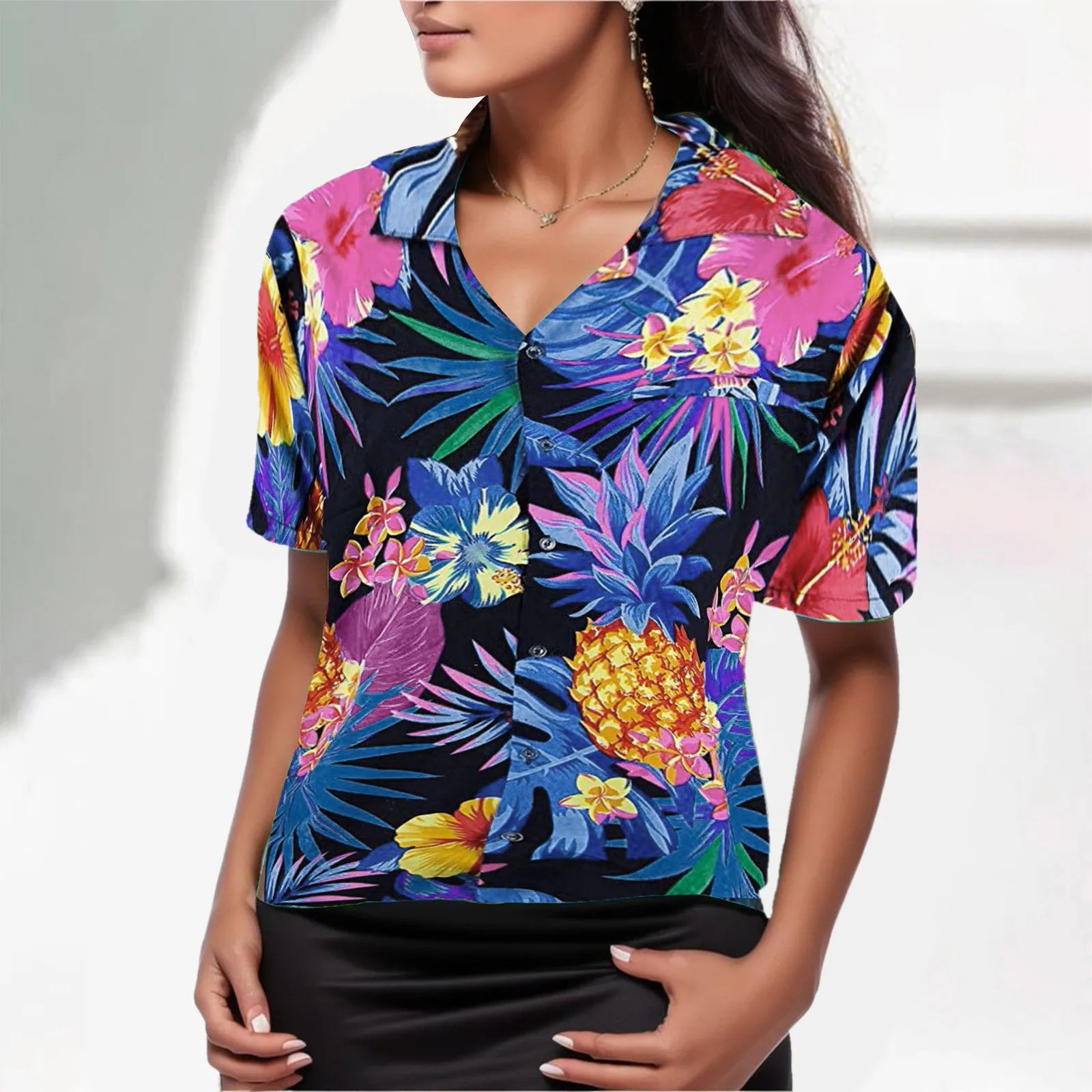 Aloha Leaf Sommershirt