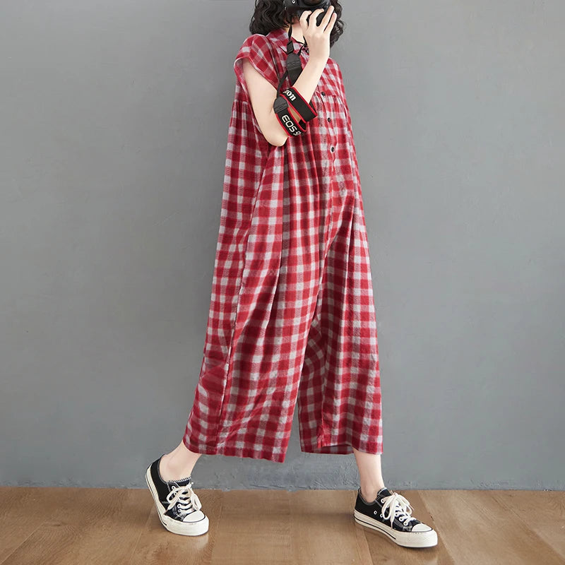ChicMode's Elegante Plaid Jumpsuit