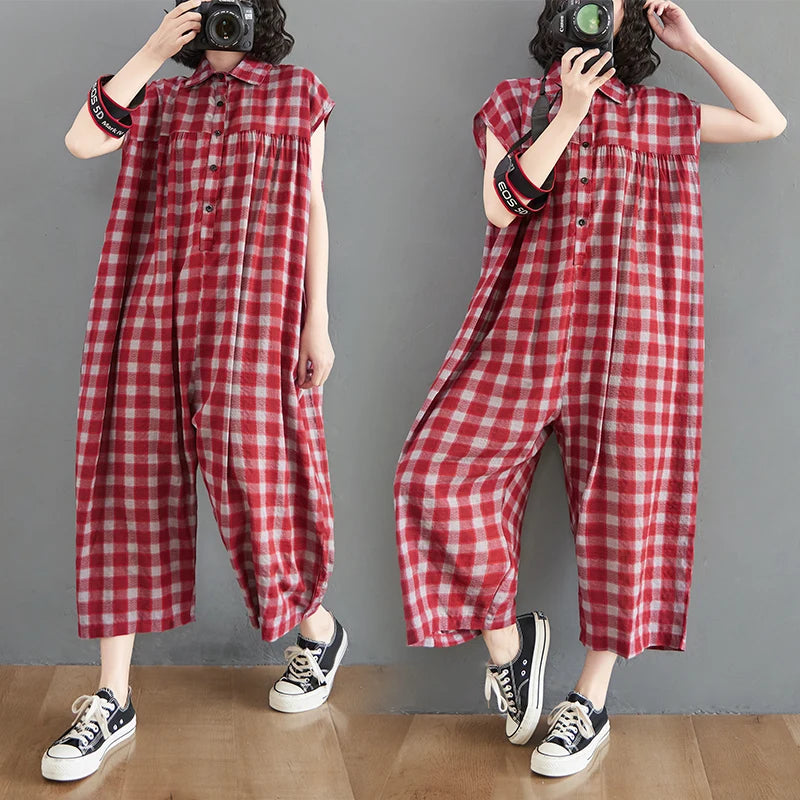 ChicMode's Elegante Plaid Jumpsuit