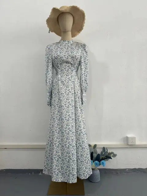 LenteBloom elegante Blumenprint Kleid