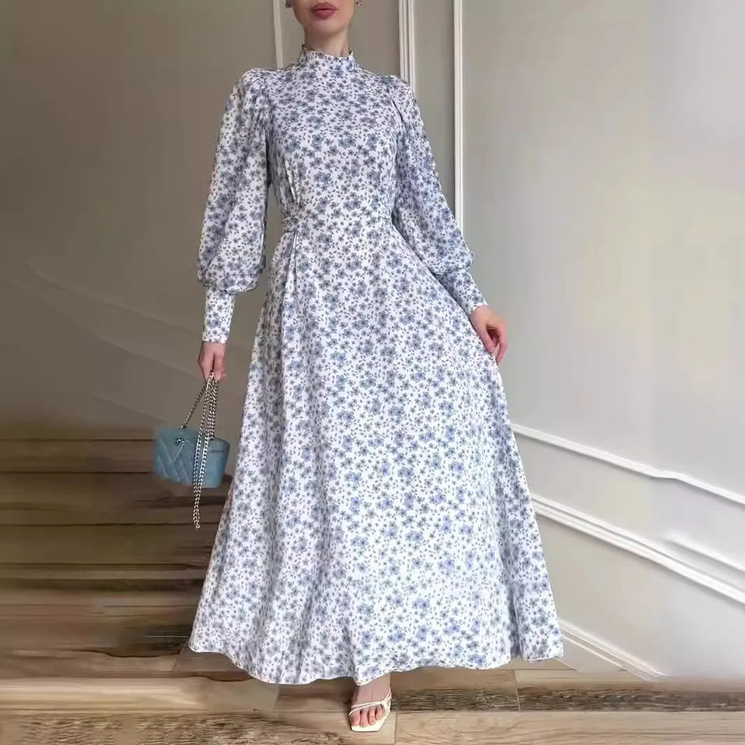 LenteBloom elegante Blumenprint Kleid