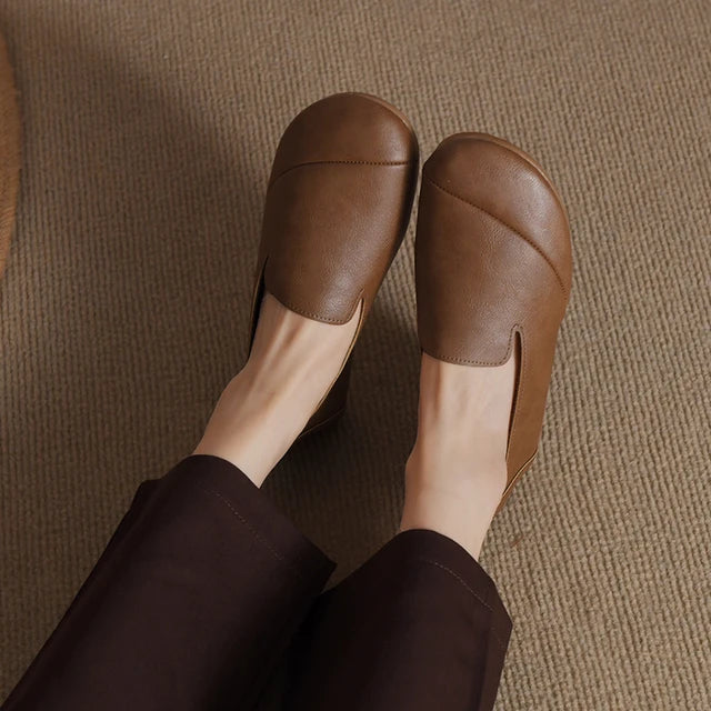 Cozima Damen Loafers aus weichem Leder